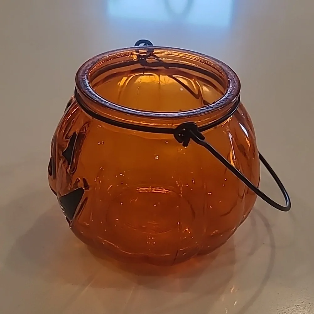 Halloween Jack O Lantern Candle Holder
